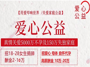 民权捐卵助孕生子 爱心志愿者招募